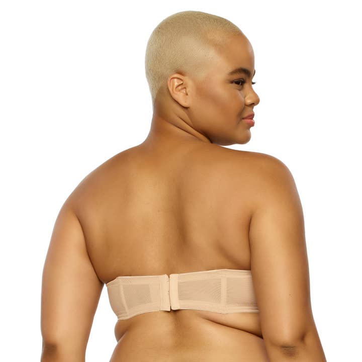 Marvelous Strapless Full Busted Underwire Bra - Warm Nude for wholesale on Faire
