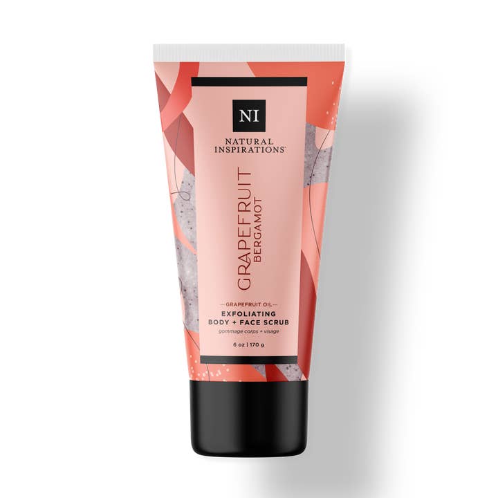 Natural Inspirations - Wholesale Body Scrub/Exfoliant - Grapefruit Bergamot Face + Body Scrub0