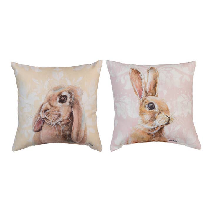 Coussin Climaweave Bun Bun 12 pouces pour la vente par Manual Woodworkers and Weavers, Inc.