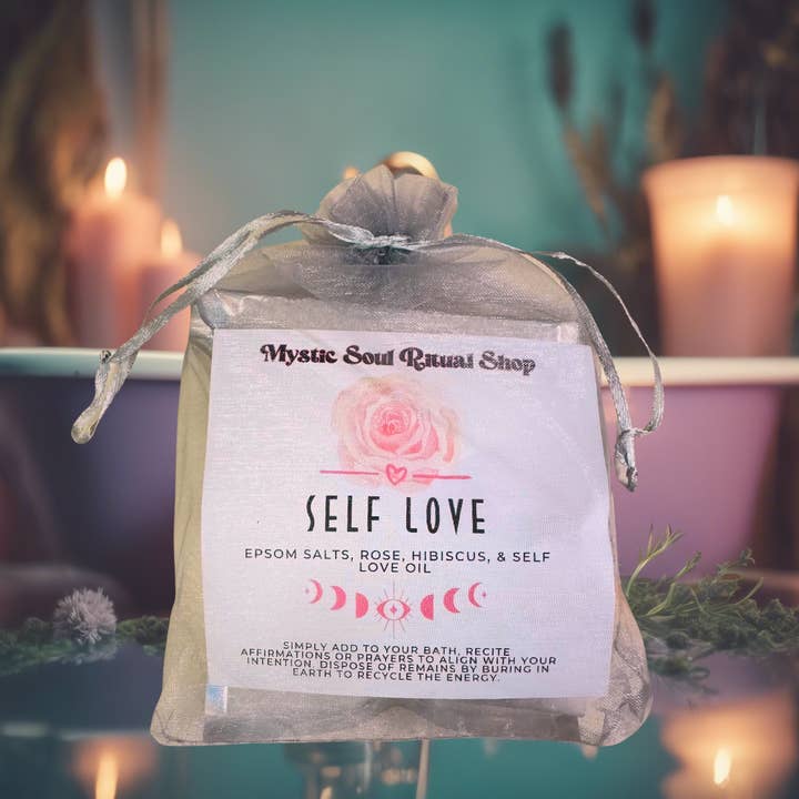 Self Love Ritual Bath Salts for wholesale by Mystic Soul Ritual Shop