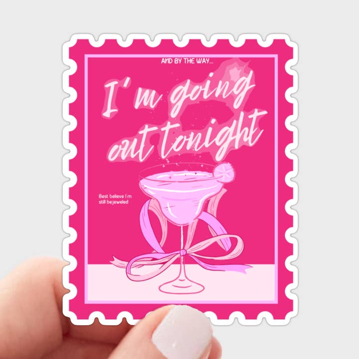 I'm Going Out Tonight Sticker - taylor swift, swiftie for wholesale by Yarnival