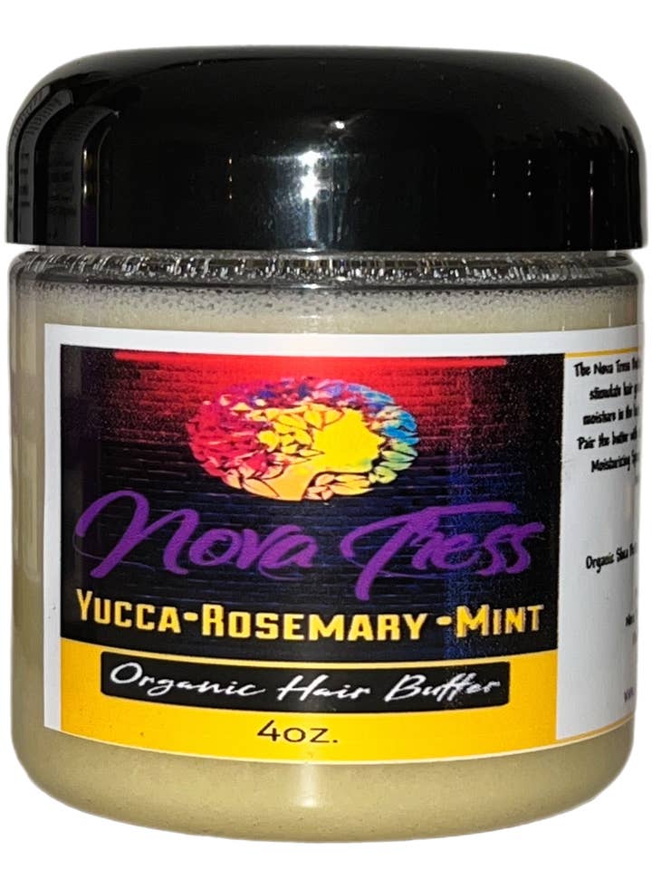 Organic Yucca-Rosemary-Mint Hair Growth Butter for wholesale by Nova Tress