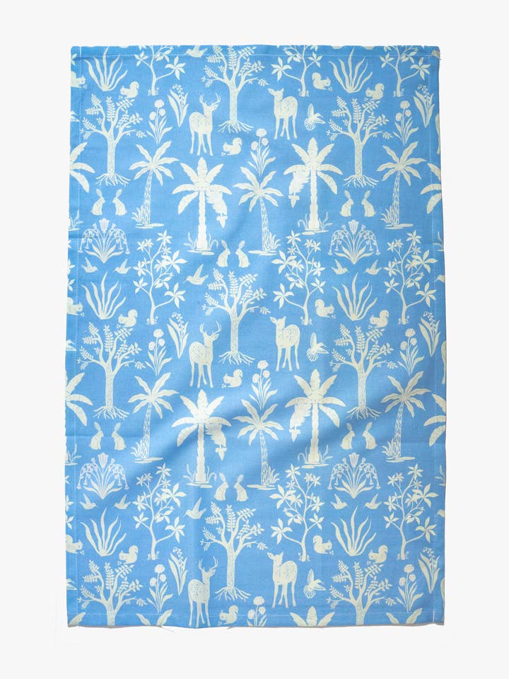 A Woodland Story Tea Towel for wholesale by Hues of Summer