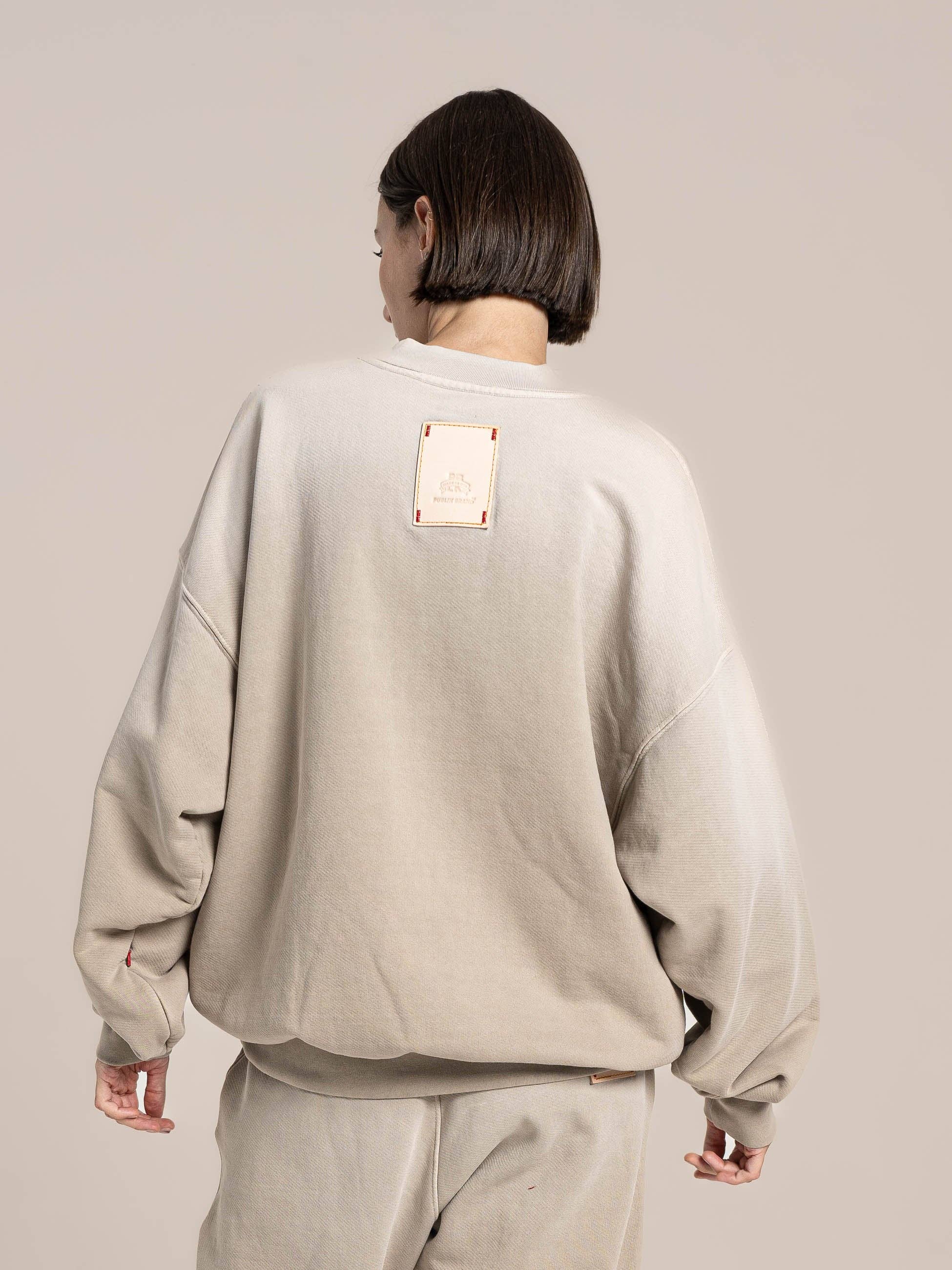 Oud hout French Terry Sweatshirt voor groothandel op Faire4