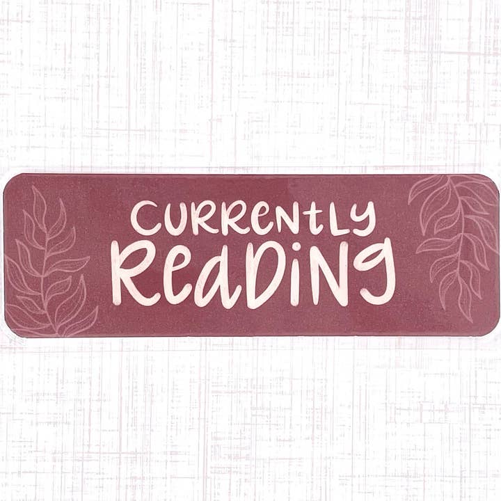 Currently Reading, Cardstock Bookmark for Book Lovers for wholesale by Living Vertical Shop