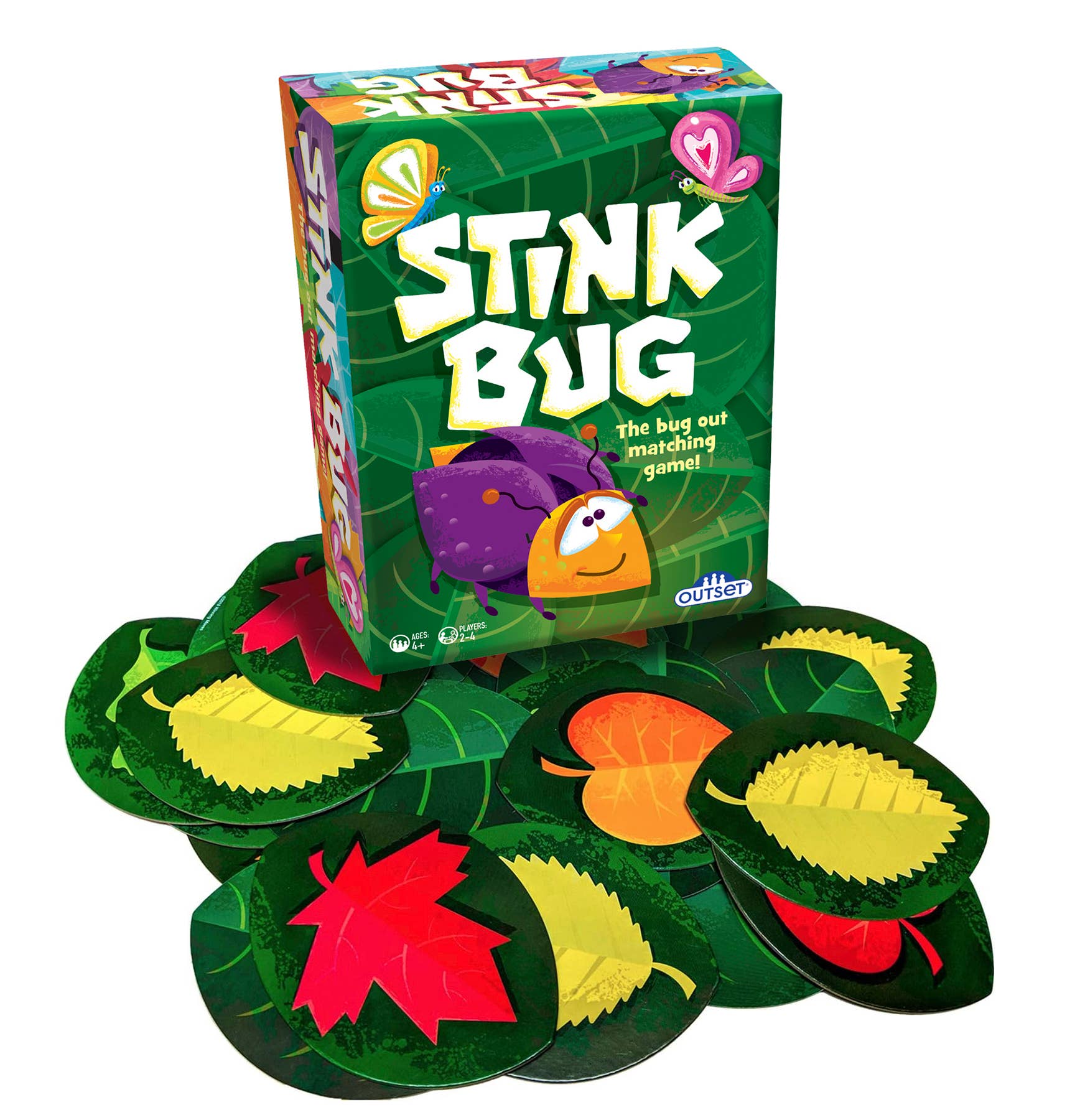 Outset Games and Cobble Hill Puzzles - Wholesale Card Game - Stink Bug Game for Ages 4+1