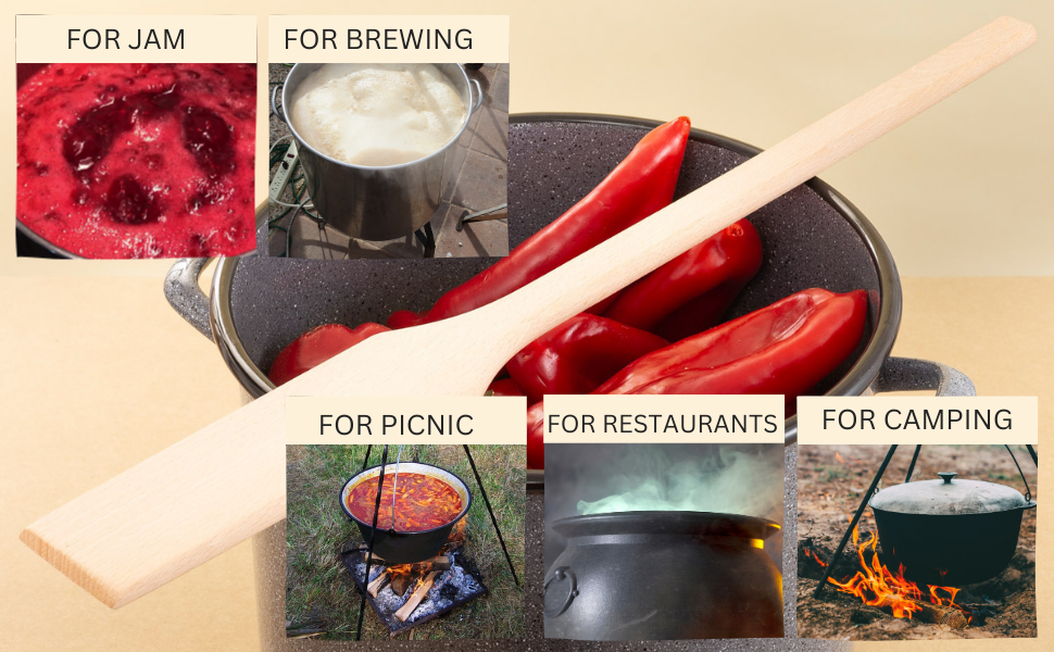 Mr. Woodware - Vendita all'ingrosso Utensile/attrezzo da cucina - Paletta in legno per cucinare - [LOGO PERSONALIZZATO DISPONIBILE]4