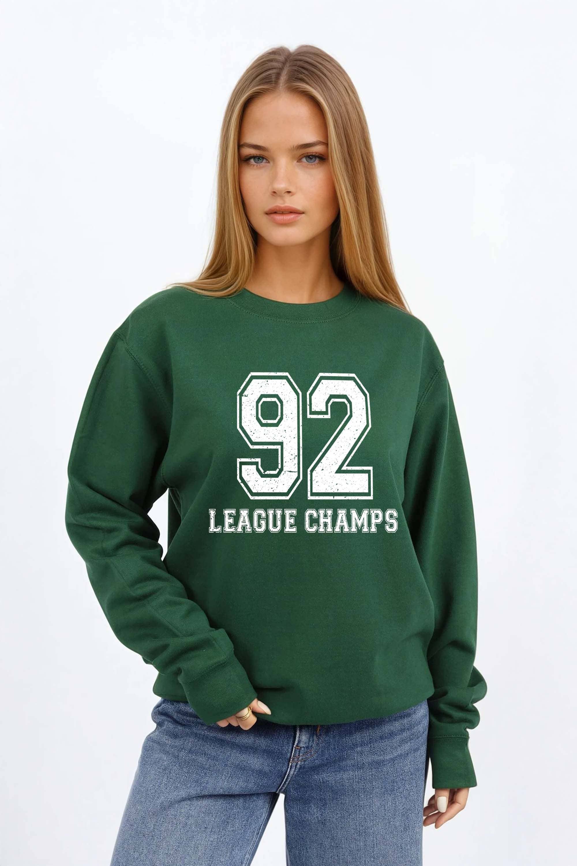 Missi Clothing – wholesale Graphic sweatshirt – Women’s – 92 League Champs Printed Sweatshirt3