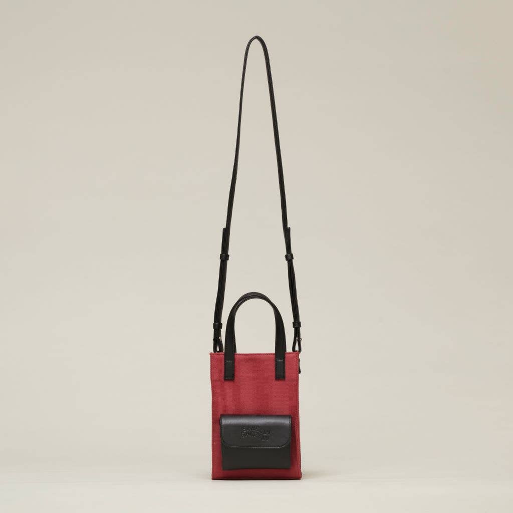 SARELLY SARELLY – Engroshandel Tote bag - Dame – Mini Cargo Tote - Kaktuslæder & lærred7