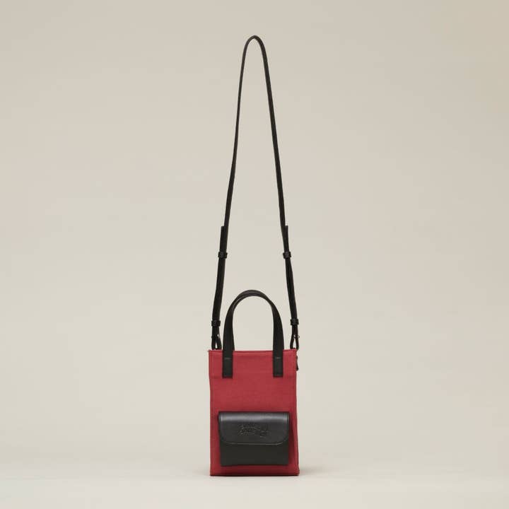 SARELLY SARELLY – Engroshandel Tote bag - Dame – Mini Cargo Tote - Kaktuslæder & lærred7