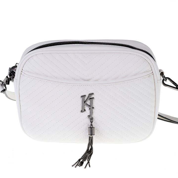 BORSA A TRACOLLA IN ECOPELLE KEVIN JEANS IZA334 10671 per la vendita all'ingrosso da parte di Genovese Pelletterie srl