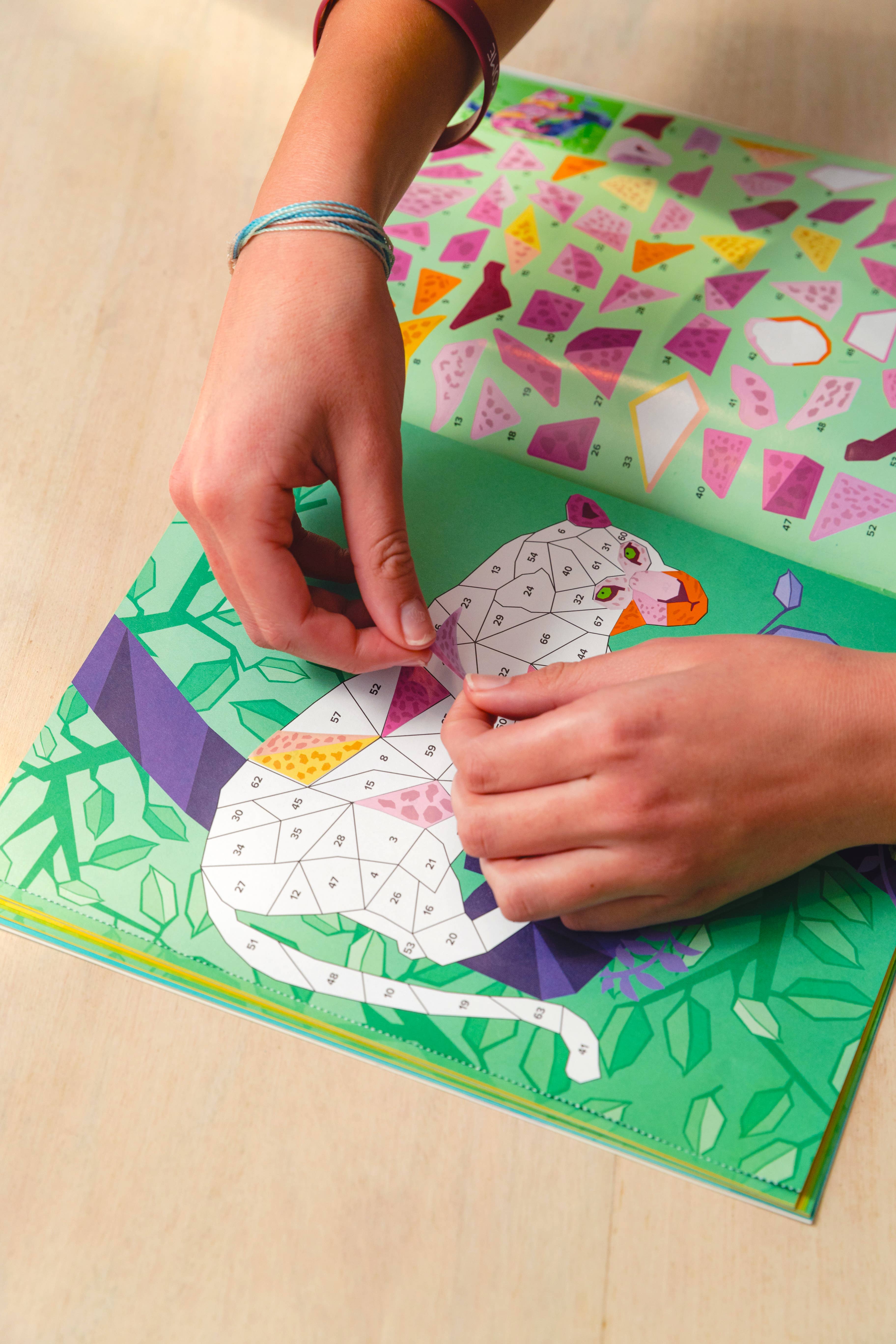 BOX CANDIY® - Wholesale DIY Craft Kit - Kids - Safari Sticker by Number9