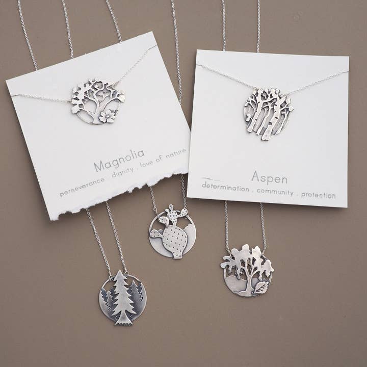 Flora Necklaces for wholesale by Britta Ambauen Jewelry