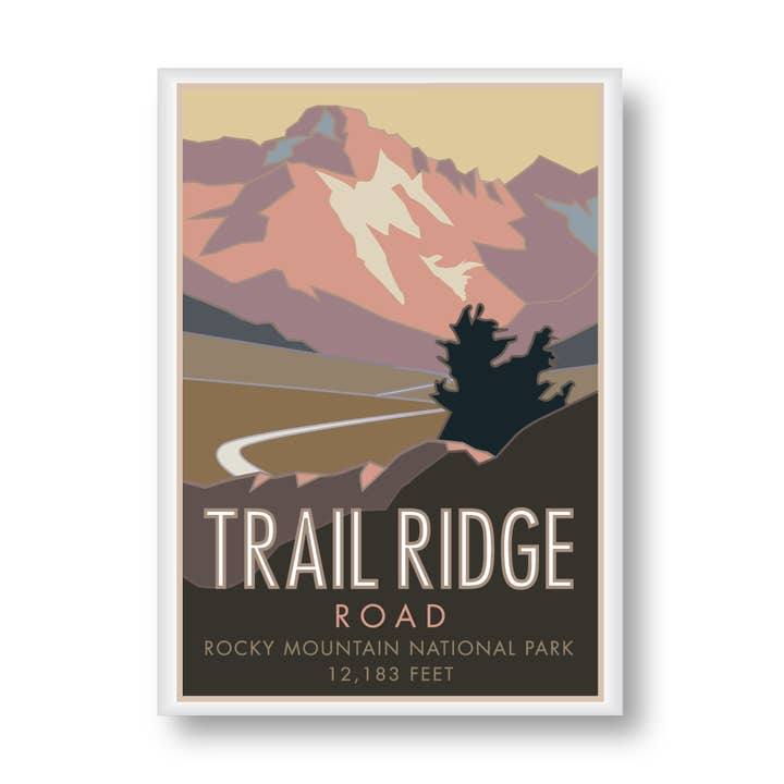 Trail Ridge Road 2 (Parc national des Montagnes Rocheuses), ColoradoMagnet pour la vente par Travel Posters by M&W Design Co.
