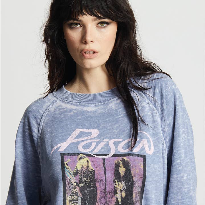 301305 - 130 Poison Talk Dirty Ls Sweatshirt for wholesale by Recycled Karma