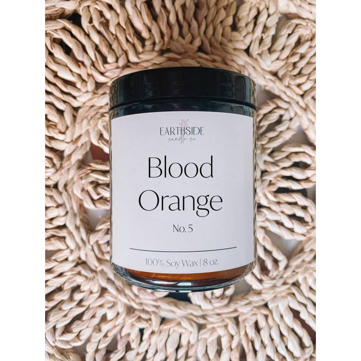 the earthside co - Wholesale Jar/Filled Candle - Blood Orange