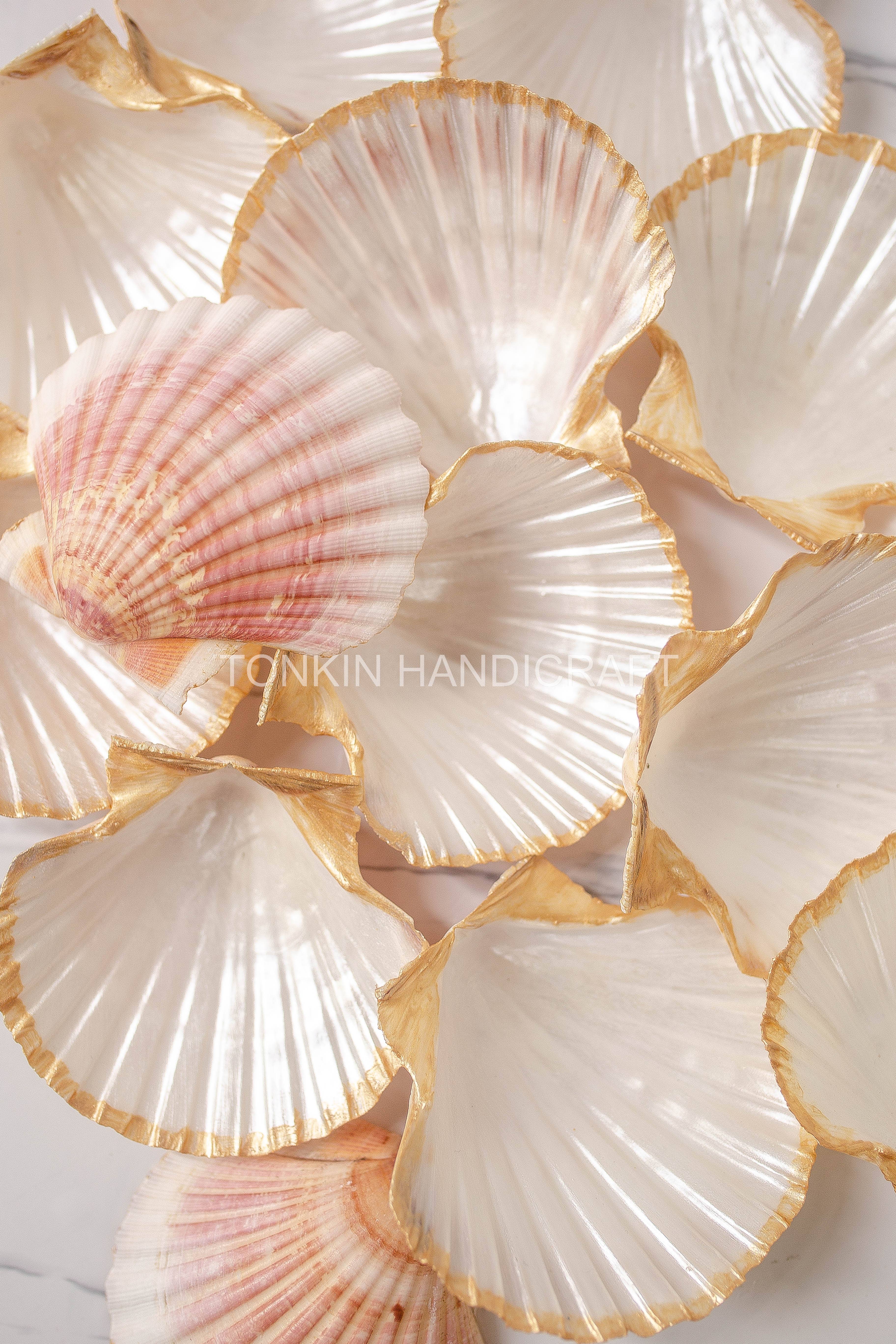 Tonkin Handicraft - Wholesale Jewelry Dish - Scallop Shell Ring Dish 32
