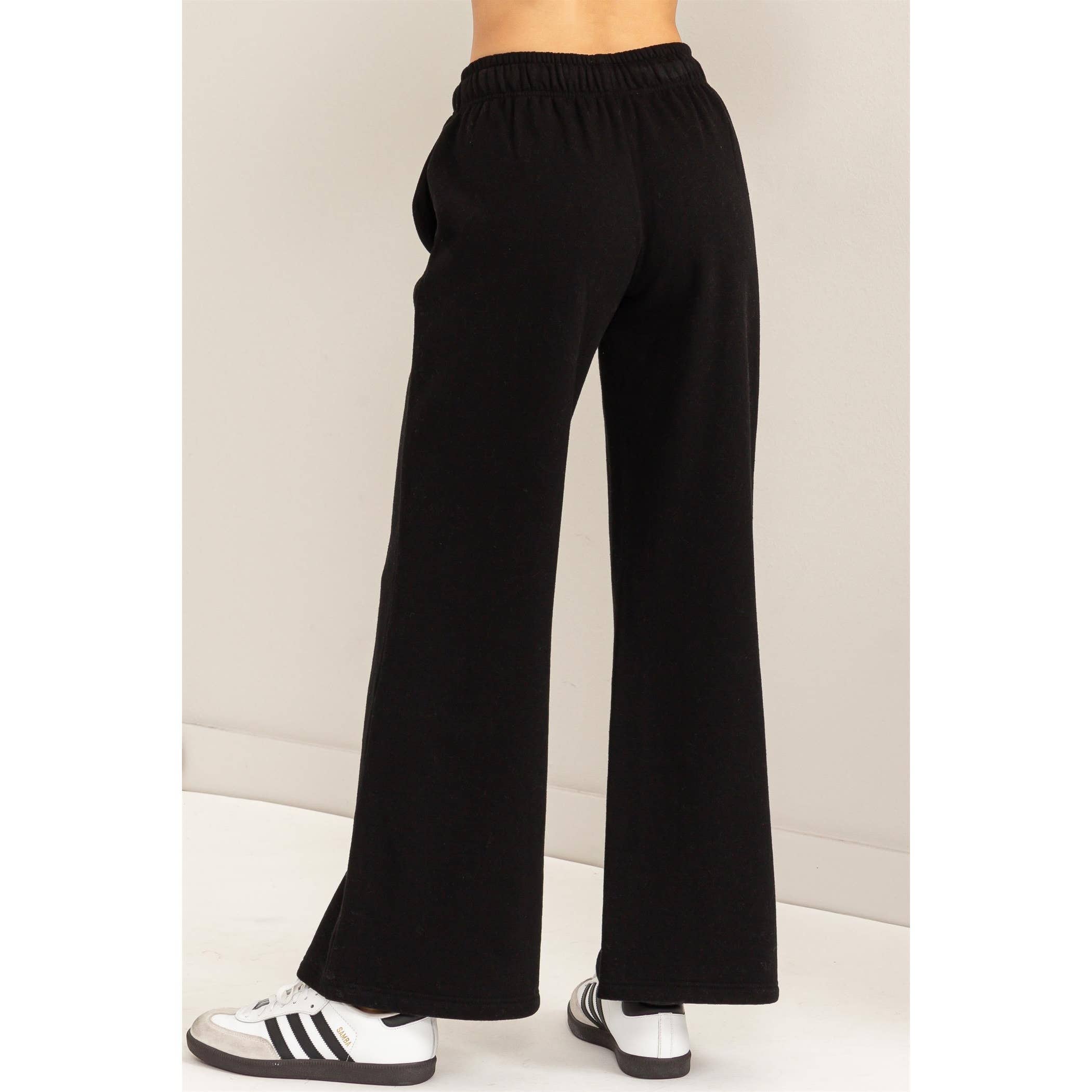 HYFVE - Vendita all'ingrosso Pantalone - Donna - Pantaloni a Gamba Larga con Coulisse a Vita Media3