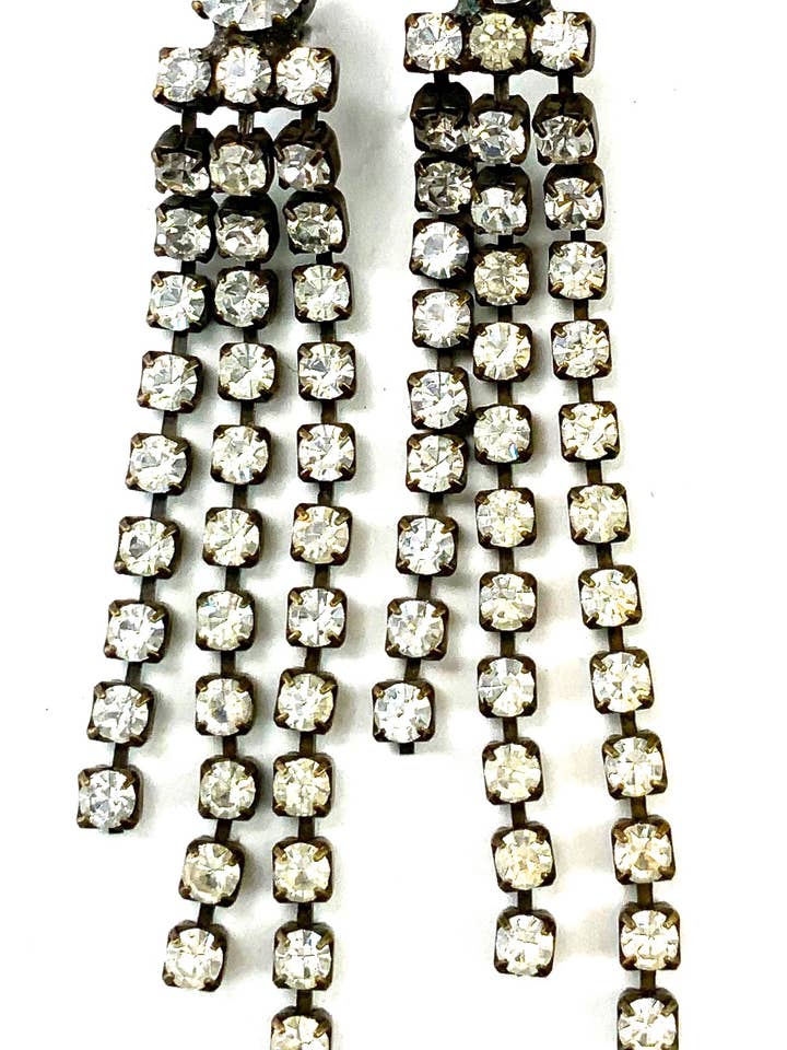 TCM951 ER-Rhinestone Chain Fringe On Post for wholesale by Lost & Found Trading