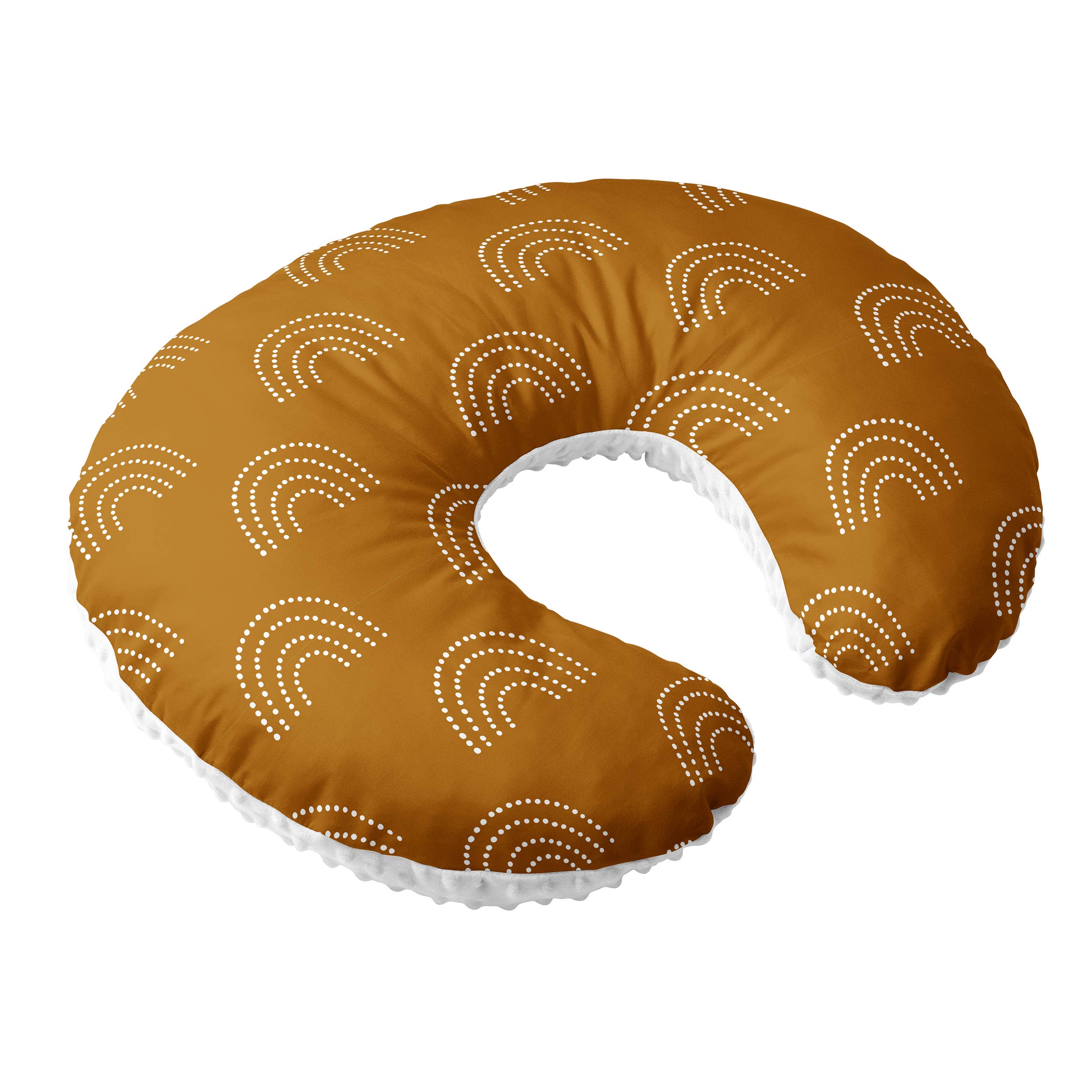 JLIKA - Vente Housse de coussin d'allaitement - Maternité - Housse d'oreiller d'allaitement, 100 % coton, arc-en-ciel de Sienne2