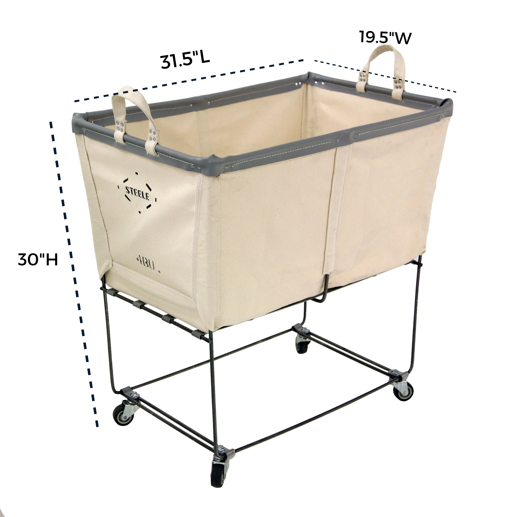 Steele Canvas Basket Corp. - Vendita all'ingrosso Cesti della biancheria - Camion sopraelevato in tela - Stile permanente 4 Bu12