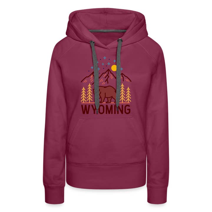 Hey Mountains - Wholesale Hoodie - Women's - Premium Women's Wyoming Hoodie1
