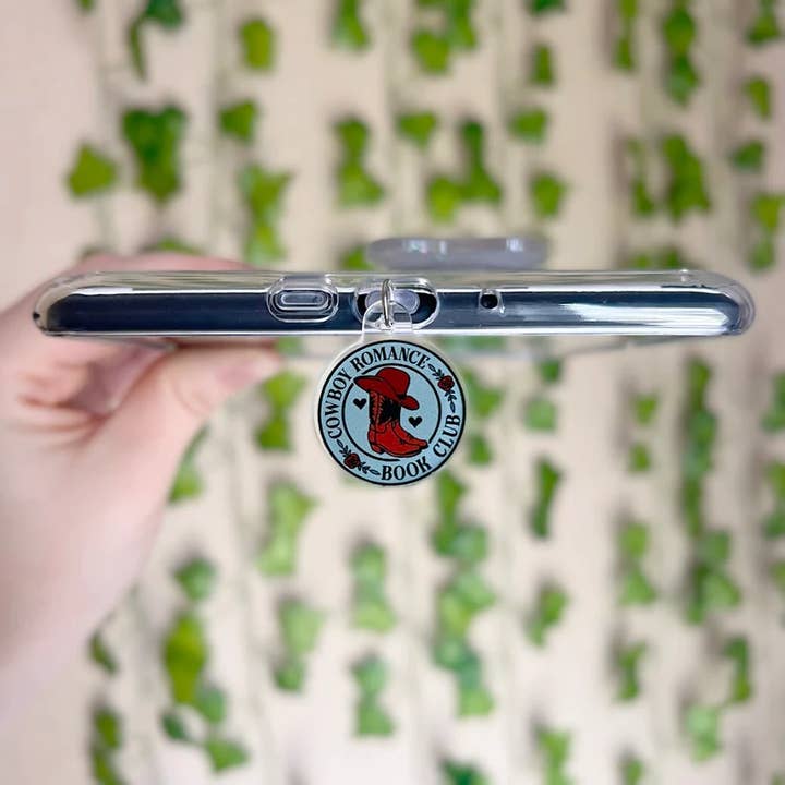 Kindle Charm, Cowboy Romance Bookish E-Reader Dust Plug for wholesale by Amberlin Studio