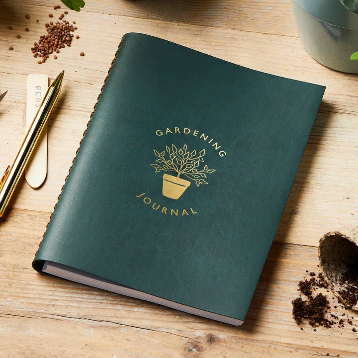 Leather Effect Gardening Journal for wholesale by Martha Brook