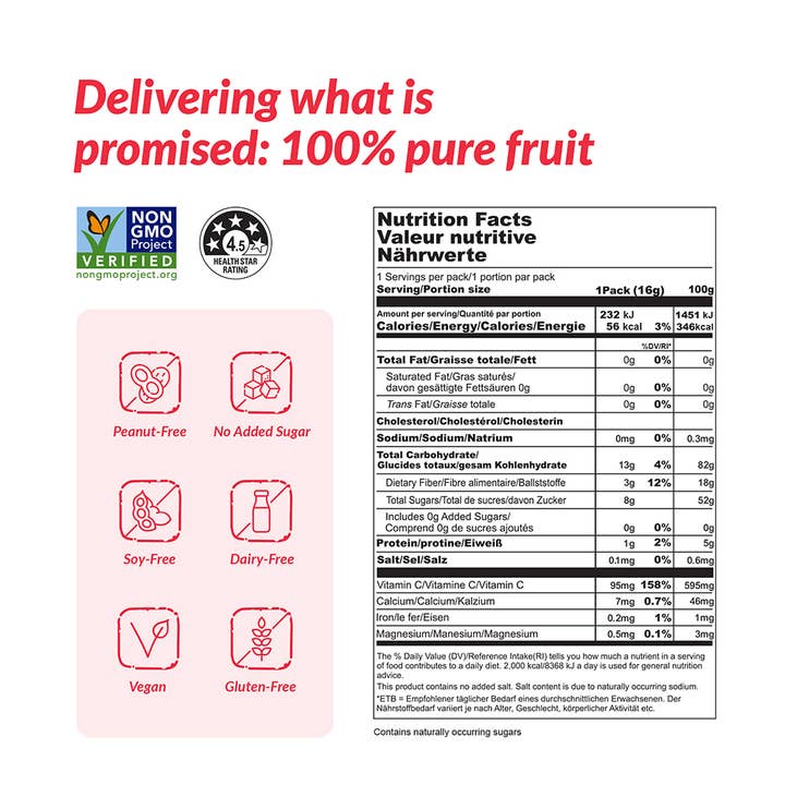 Frubites - Vendita all'ingrosso Frutta secca/disidratata - Fragole liofilizzate Frubites | Snack salutare alla frutta