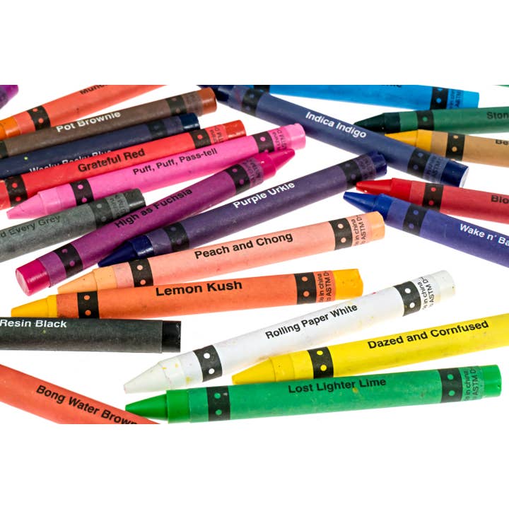MilkToast Brands – Großhandel Buntstift – Kind & Baby – Offensive Crayons: Ausgabe „Pot Pack“