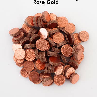 Crystal Candy Edible Wafer Glitter Sequins. Rose Gold for wholesale by Crystal Candy Unique Cake Decorations