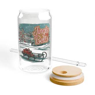 Verre Jingle Bells pour la vente par Brandy & Daisy's Boutique