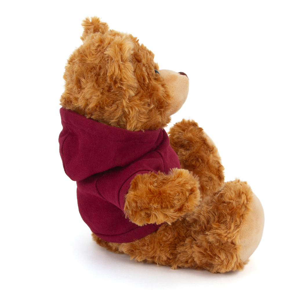Plushland – wholesale Stuffed/plush toy – Kids & baby – 11" Personalized Teddy Bear in Hoodie | Custom Sitting Bear24