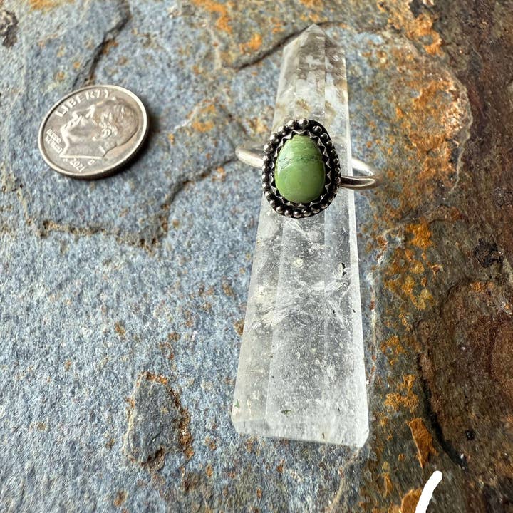 Wild Mountain Soul Designs - Vendita all'ingrosso Anelli cocktail/statement - Anello in argento sterling con turchese Sonoran Gold4