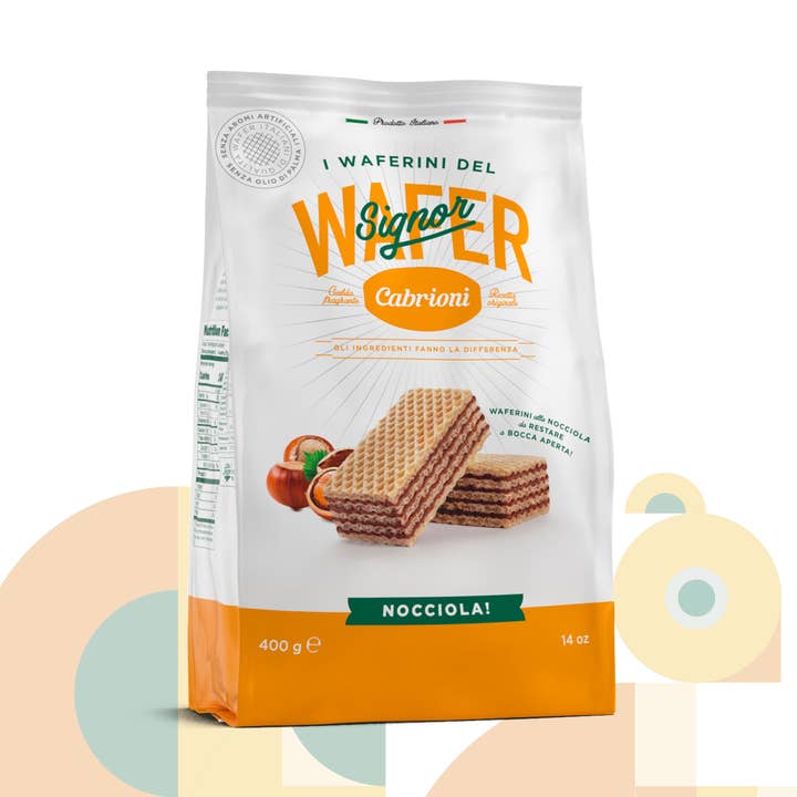 Cabrioni Hazelnut Wafers for wholesale by Cabrioni