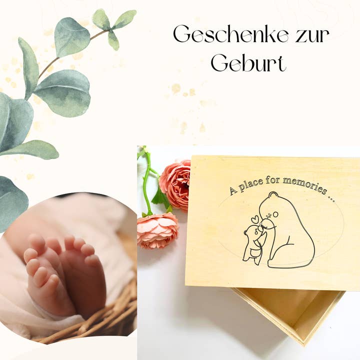 Zarto GmbH - Wholesale Keepsake box – Child & baby - Baby Memory Box - Gifts for Birth2