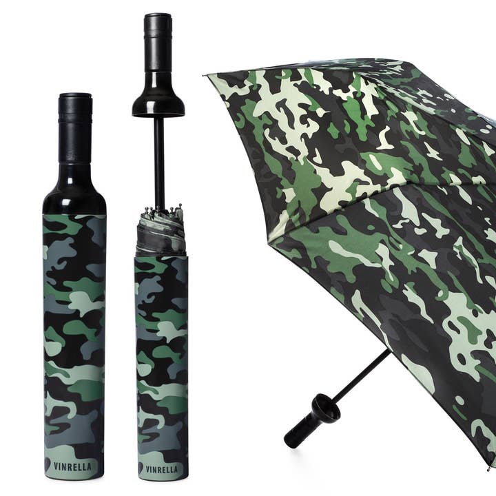 Vinrella - Venta al por mayor Paraguas - Unisex - Paraguas de botella de camuflaje