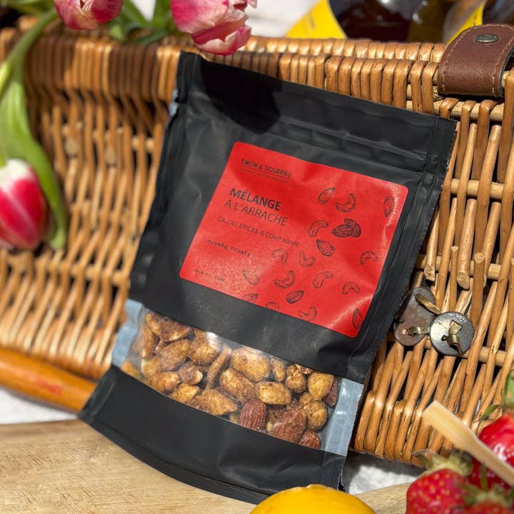 ARRACHE BLEND (frutos secos doces, salgados e picantes) 100g por atacado de Timon et Sourrieu