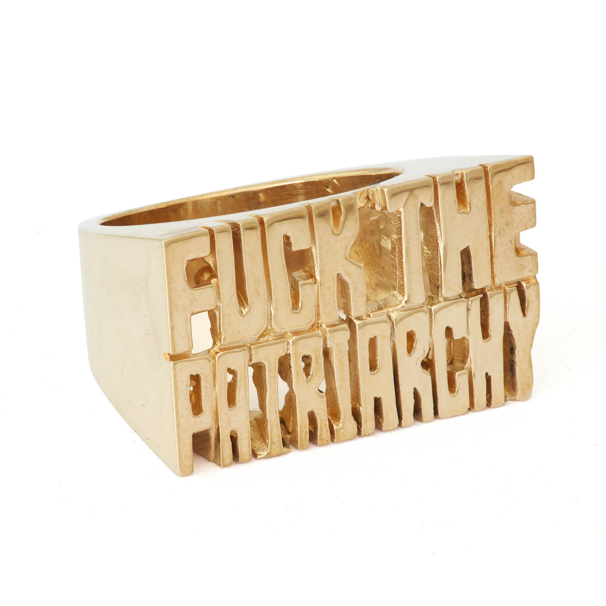 SNASH JEWELRY - Wholesale Cocktail/Statement Ring - Fuck The Patriarchy Ring0