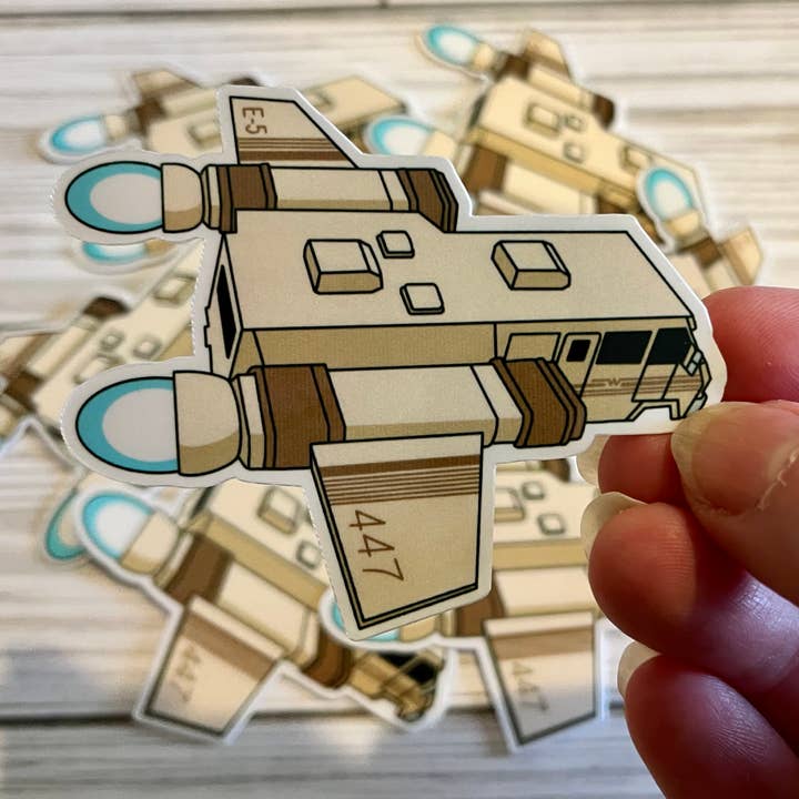 Graceful Darkness, LLC - Wholesale Sticker - Eagle 5, Spaceballs, Vinyl Sticker