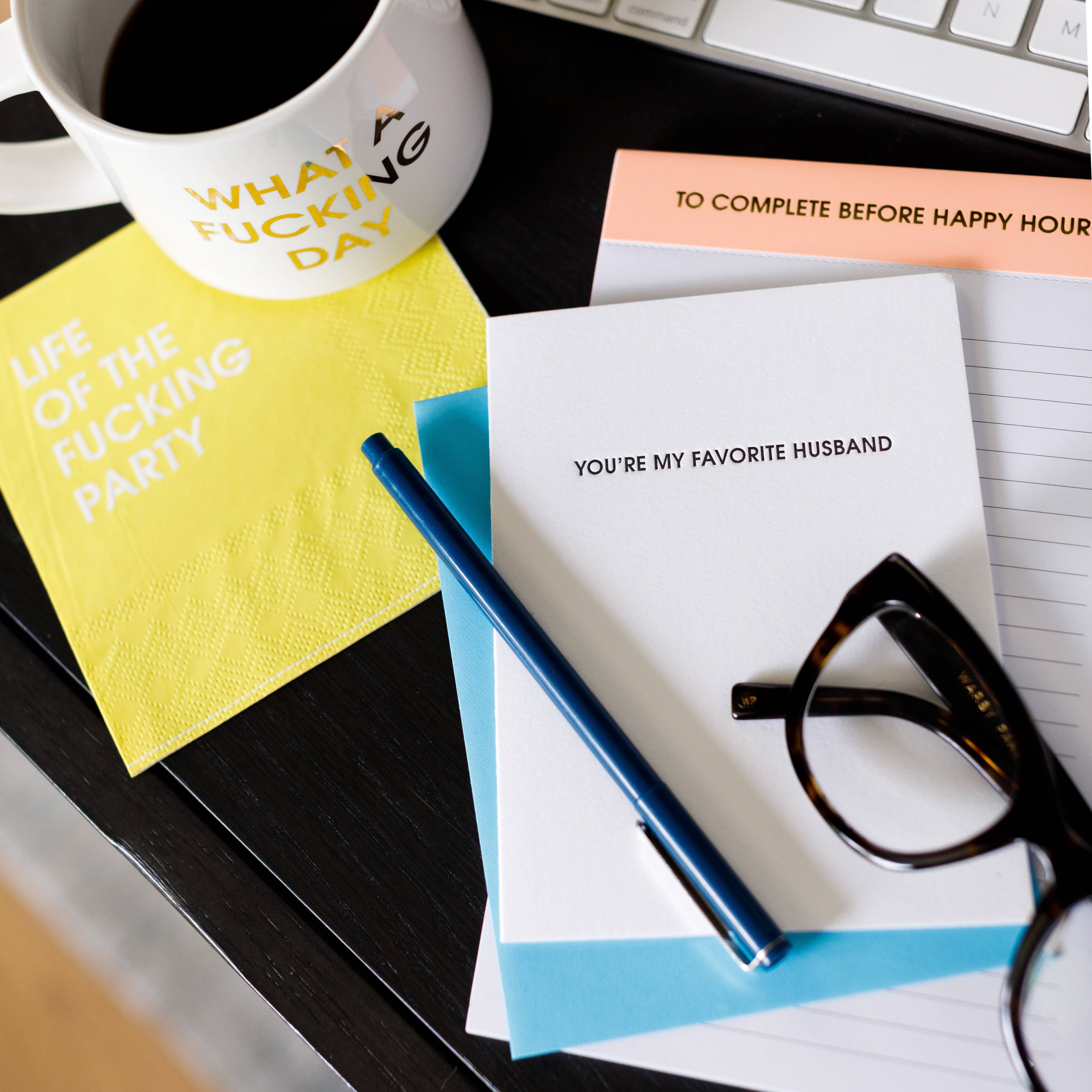 Chez Gagné - Wholesale Love Card - You're My Favorite Husband - Love | Anniversary - Funny Card2