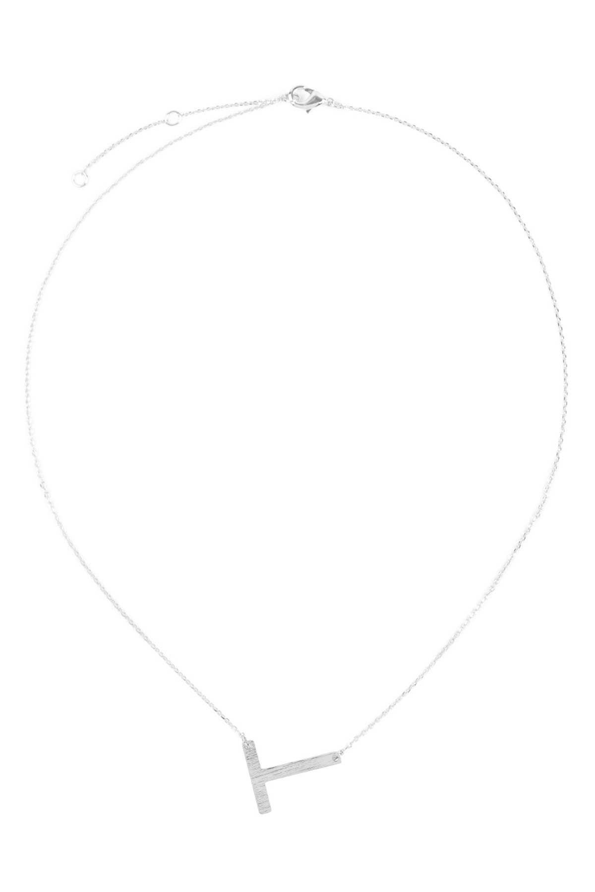 MYS Wholesale Inc - Wholesale Pendant/Charm Necklace - Initial Rough Finish Chain Necklace21