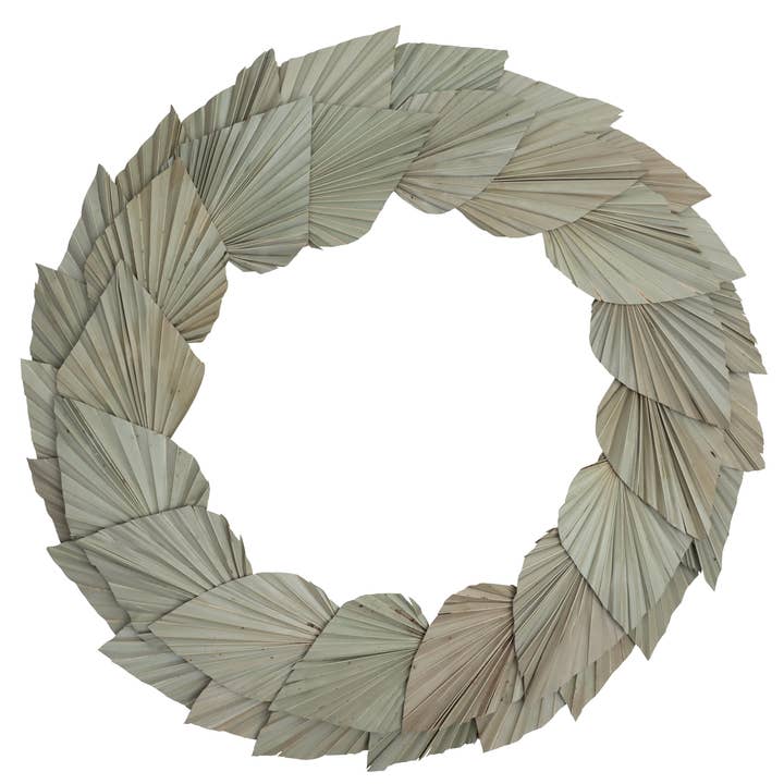 Couronne de 24 po en forme de palme naturelle Vickerman pour la vente par Vickerman