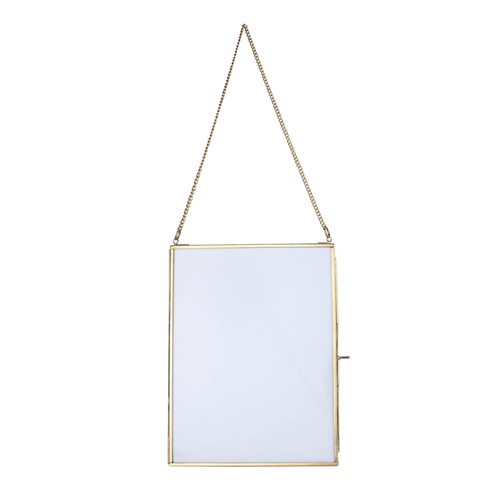 Alza – wholesale Picture frame – Hand-made real Brass and glass photo frame hanging 15