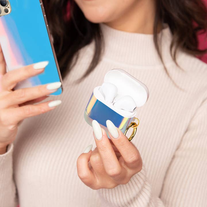 Ellie Rose - Wholesale Earphone/Headphone Case - Women's - AirPods Case - Aura (Pure Holographic)