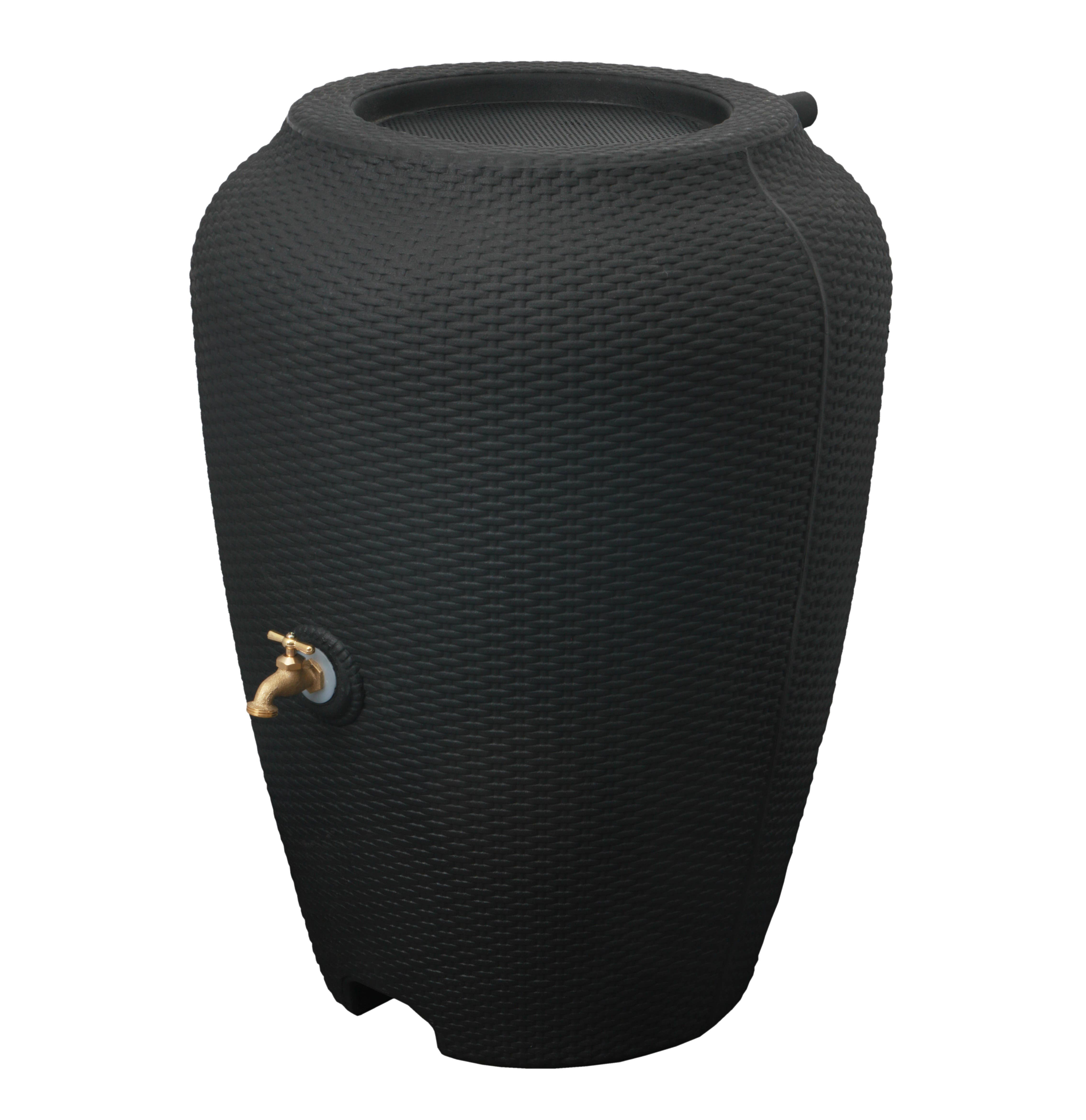 Algreen - Vente Outil de jardinage - Tonneau de pluie en osier 50G8