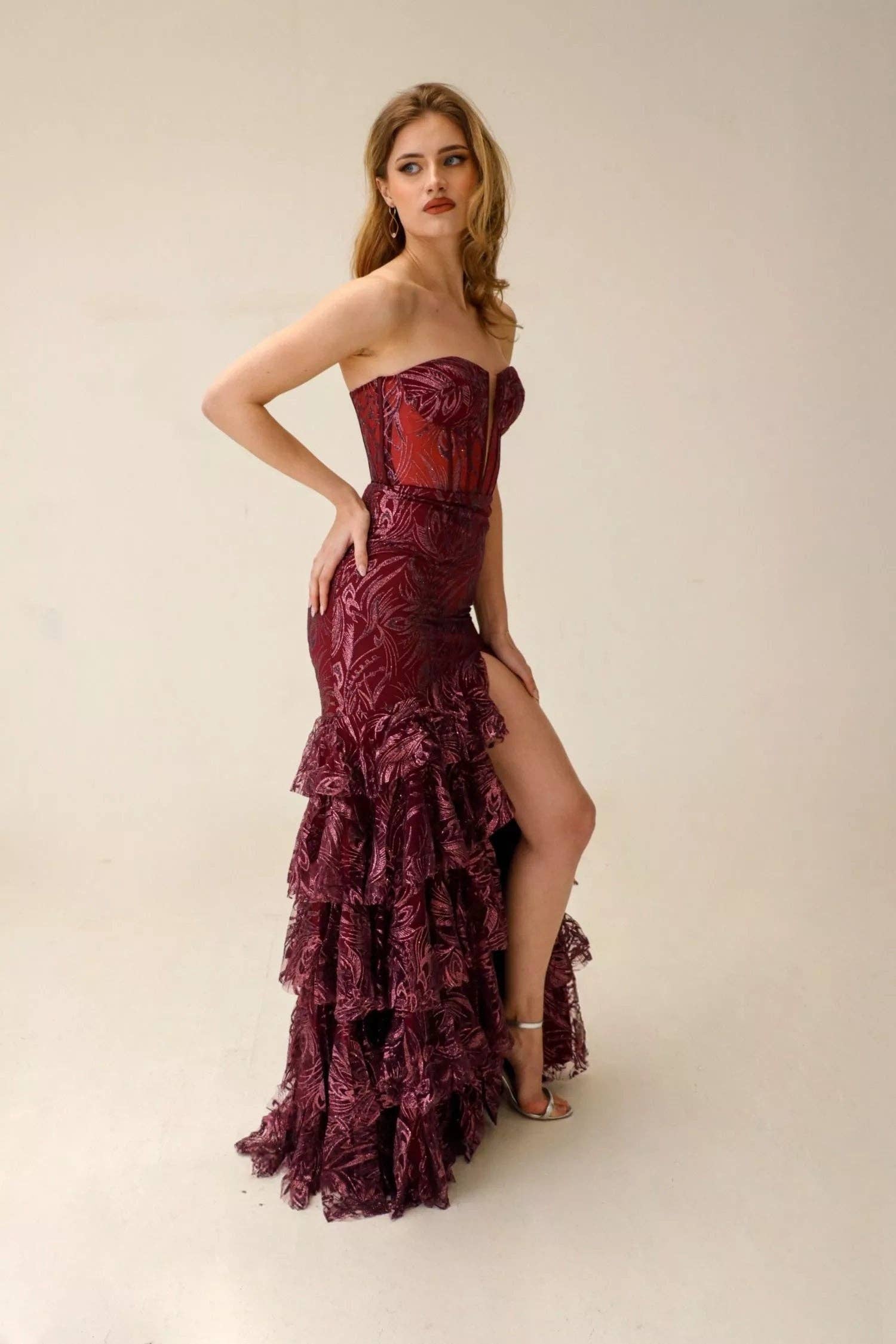 Invitadissimas - Wholesale Gown - Women's - Glitter dress KT23530