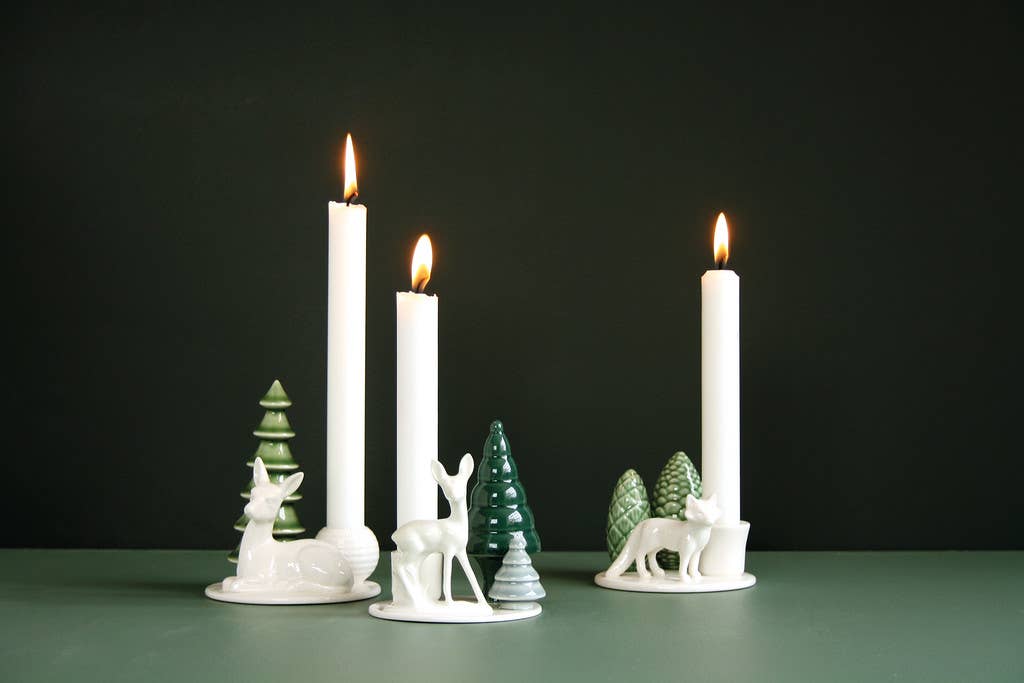 Dottir Nordic Design - Vendita all'ingrosso Portacandele - Portacandela Volpe Winter Stories1