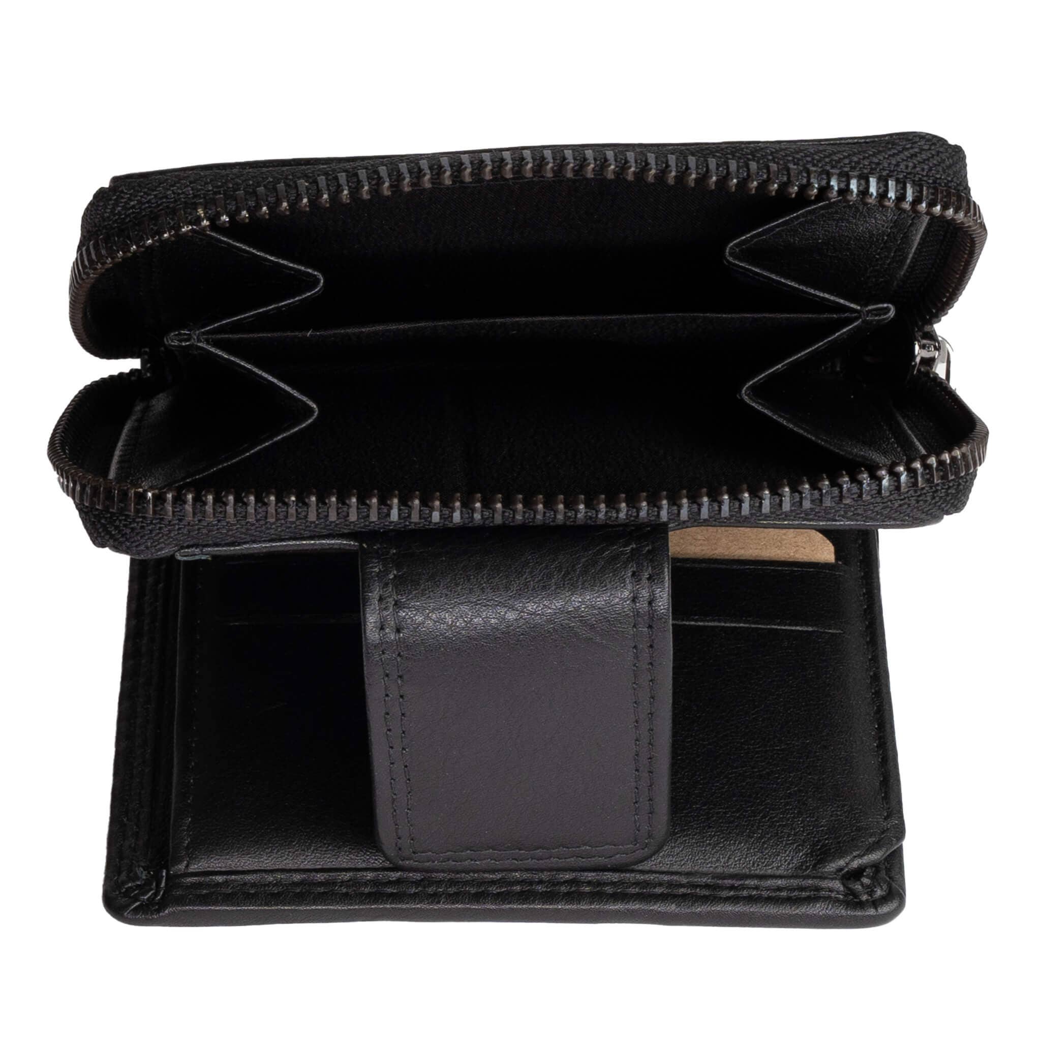 Greenwood - Wholesale Wallet - Unisex - Akiro women's small leather wallet with zip pocket23