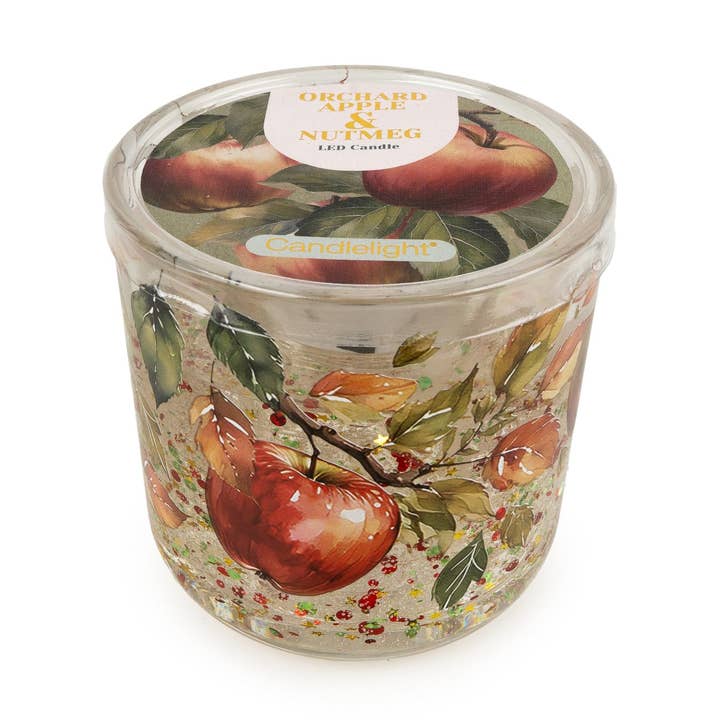 LED Candle - Orchard Apple & Nutmeg 6pk for wholesale by Candlelight Products Ltd